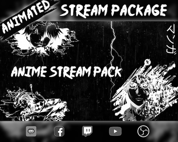 Animated Anime Twitch Overlay Package Thème sombre Écrans - Etsy France Animated Anime Twitch Overlay Package Thème sombre Écrans - Etsy France