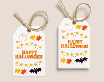 PRINTABLE Halloween Tag, Halloween Basket, Halloween Favor Tags, Boo Basket Tag, Halloween Treat Bag Tag, Trick or Treat Bag,Halloween Decor