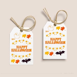 PRINTABLE Halloween Tag, Halloween Basket, Halloween Favor Tags, Boo Basket Tag, Halloween Treat Bag Tag, Trick or Treat Bag,Halloween Decor