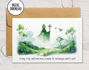 Carte de voeux pour la Saint-Patrick ; Téléchargement numérique