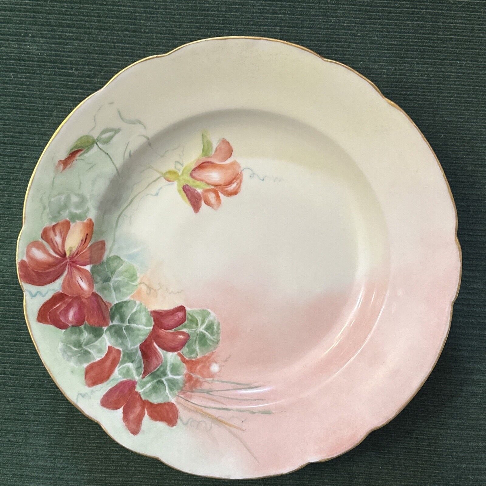 J.P. LIMOGES France Antique 1902 Rimmed Soup Salad Pasta Bowls 9 Rare