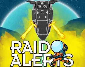 Drop Pod Raid Alerts for Twitch Streamers, Divers Escape Hell Trooper Sci-Fi Animated Overlay, YouTube Facebook and Kick, OBS and Streamlabs