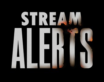 Burn Animated Alerts for Twitch Streams, Burning Paper Mordor Alert Overlay, Follower Subscriber Cheer Host Raid Donation
