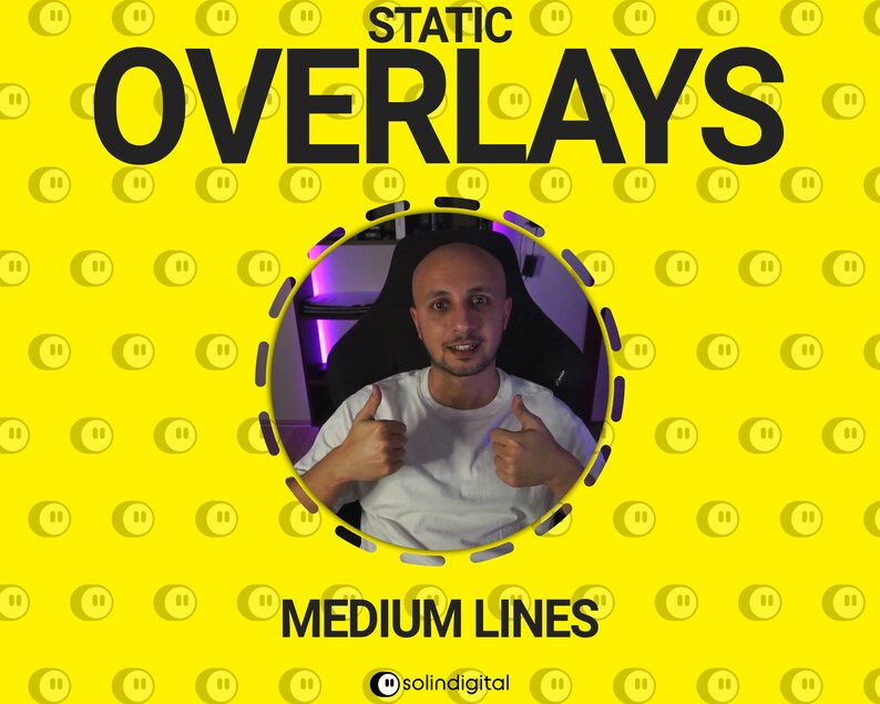 Minimal Border Mask Overlays, Camera Masks and Shadows for Streaming ...