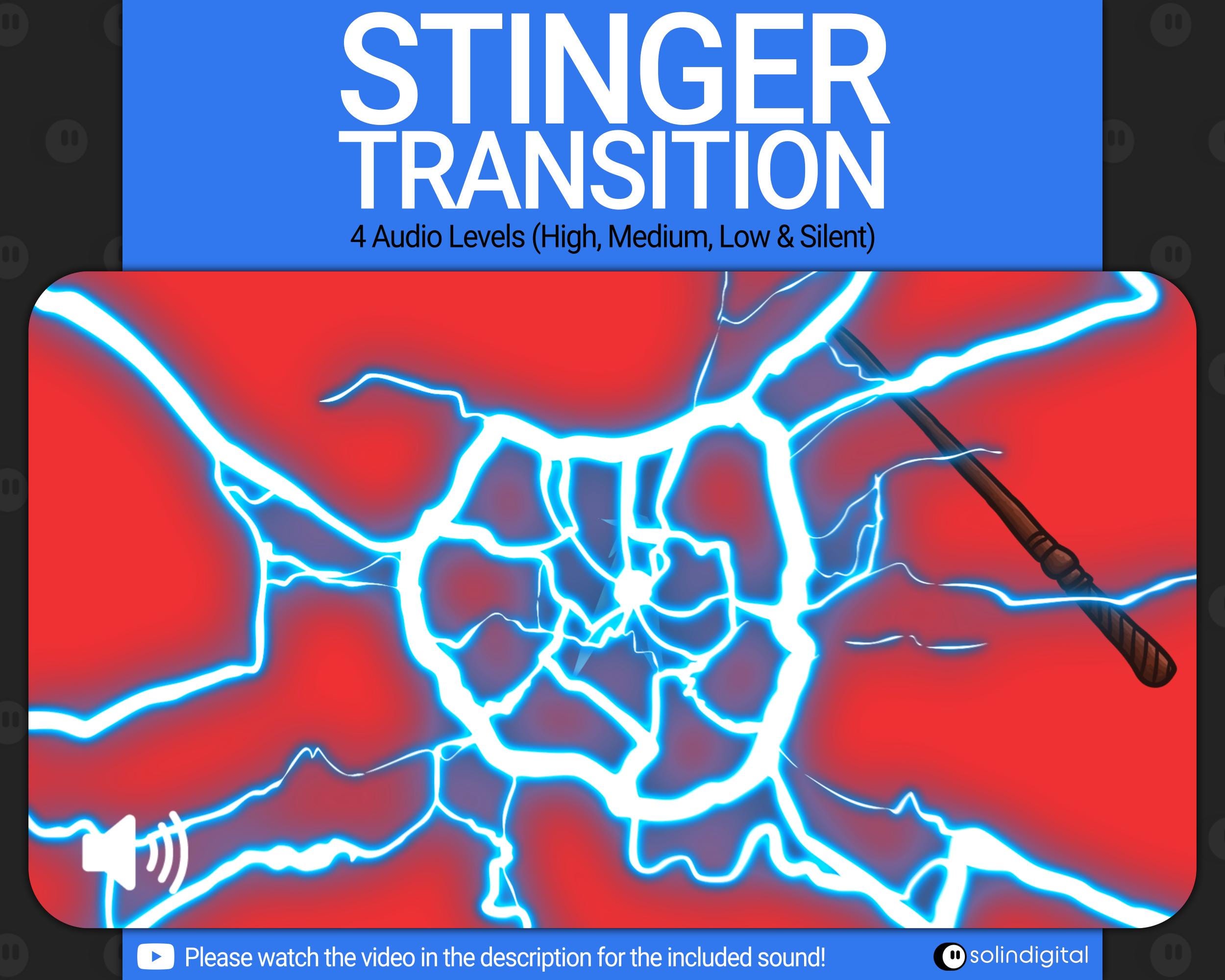 Transition Magic Image Electricity Magic Wand Stinger Transition, Magical Cute Animated Twitch ...