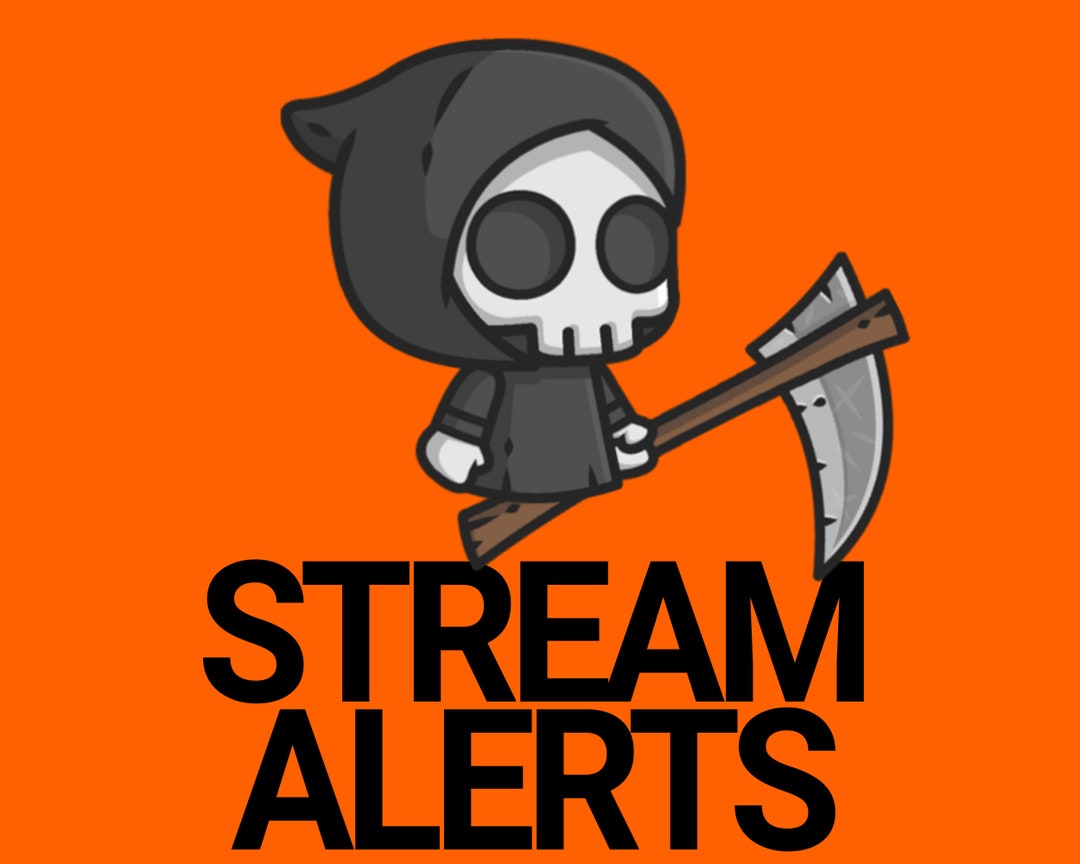 Grim Reaper Full-screen Alerts for Twitch Streams, Spooky Halloween ...