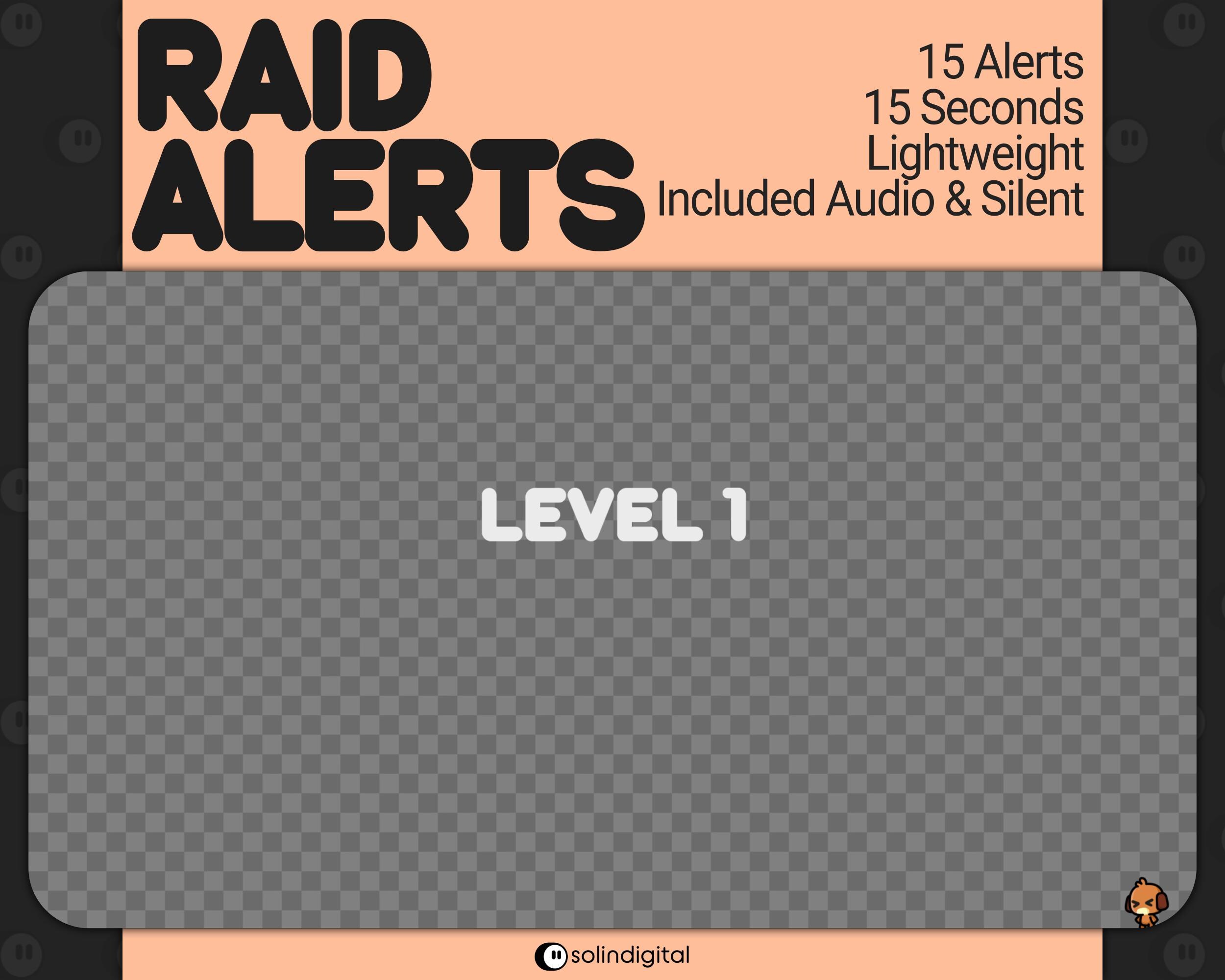 Tiny Dog Raid Alerts for Twitch, Animated Cute Chibi Puppy K9 Animal ...