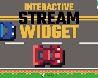 Chat Drive Stream Widget | Twitch YouTube Kick Car Racing Chat Game | StreamElements Interactive AFK BRB Driving Overlay for Streamers