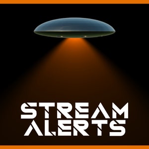 UFO Animated Alerts for Twitch Streams, Spooky Alien Alert Overlay, Follower Subscriber Cheer Gift Raid Donation Member Superchat