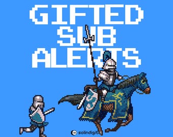 Pixel Army Gifted Sub Alerts | Knight Soldiers Growing Army Animation | Twitch Alerts | Streamer & Vtuber Assets | StreamElements OBS SLOBS