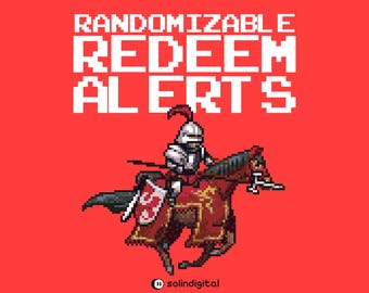 Mounted Knights Twitch Redeem Alerts | Random Pixel Art Jousting Medieval Duel Win-Lose Animation | Gamified Stream Overlay | Vtuber Asset