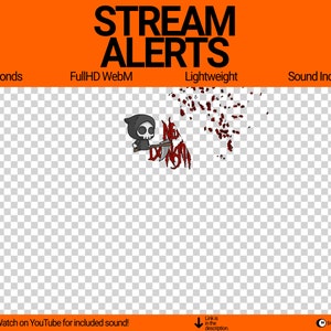 Grim Reaper Full-screen Alerts for Twitch Streams, Spooky Halloween ...