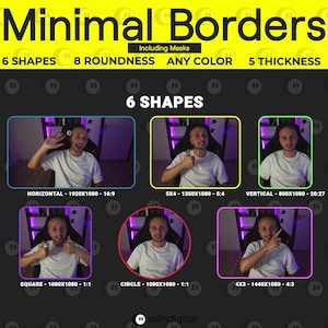 May include: A graphic showing six different video aspect ratios with a person in each frame. The aspect ratios are labeled: Horizontal - 1920x1080 - 16:9, 5x4 - 1350x1080 - 5:4, Vertical - 800x1080 - 20:27, Square - 1080x1080 - 1:1, Circle - 1080x1080 - 1:1, and 4x3 - 1440x1080 - 4:3.