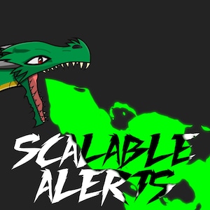 Dragon Scalable Alerts for Twitch Streamers, Wyvern Fire Flame Burn Animated Stream Overlays, Follower Subscriber Cheer Gift Raid Donation