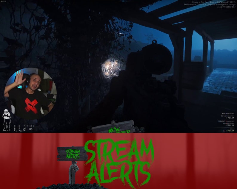 Zombie Alerts for Twitch Streams Spooky Horror Halloween Etsy