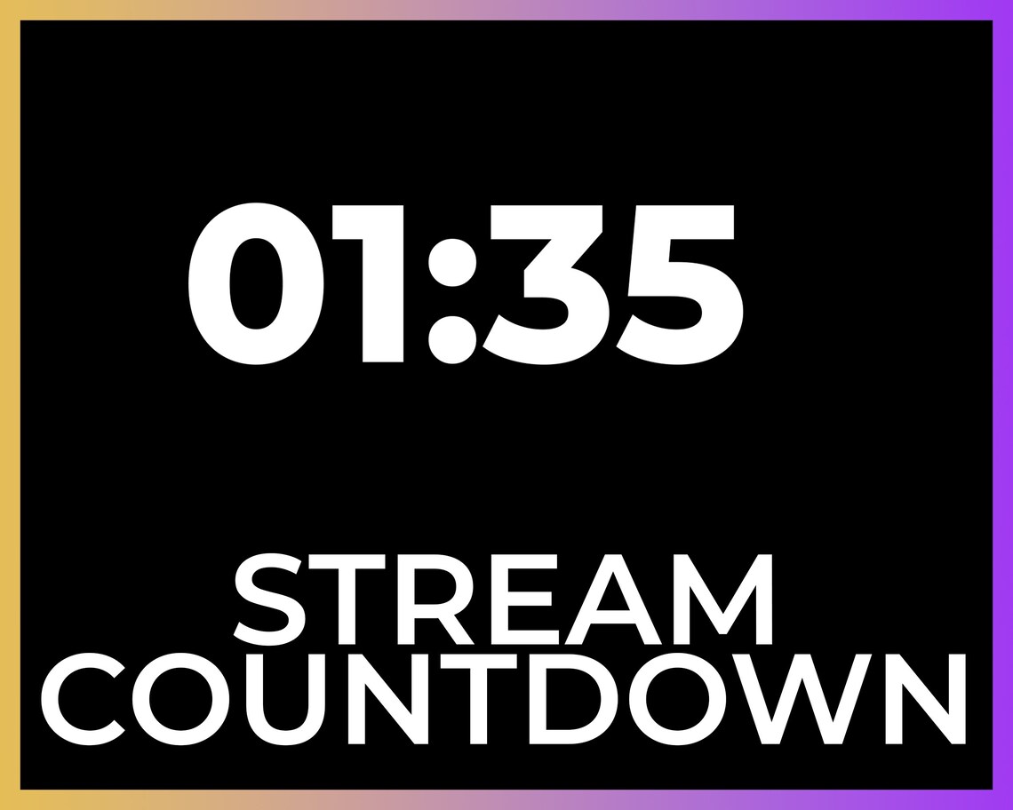 countdown timers for stream countdown timers for stream