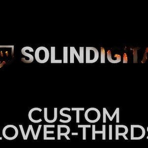 Custom Social Media Lower Thirds for Twitch Overlays, Animated Instagram Discord Twitter TikTok Youtube Button for Streams, Popup for OBS