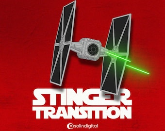 Sci-Fi Fighter Jet Stinger Transition | Space Wars Fly-By Star Scene Change Animation | Twitch YouTube Kick Overlay | OBS Streamlabs
