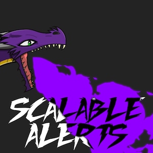 Dragon Scalable Alerts for Twitch Streamers, Wyvern Fire Flame Burn Animated Stream Overlays, Follower Subscriber Cheer Gift Raid Donation