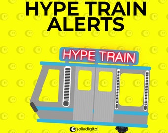 Fallout Hype Train Alerts, Cute Funny Chibi Neon Twitch Metro Overlays, Stream Sound Alerts