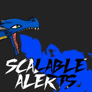Dragon Scalable Alerts for Twitch Streamers, Wyvern Fire Flame Burn Animated Stream Overlays, Follower Subscriber Cheer Gift Raid Donation