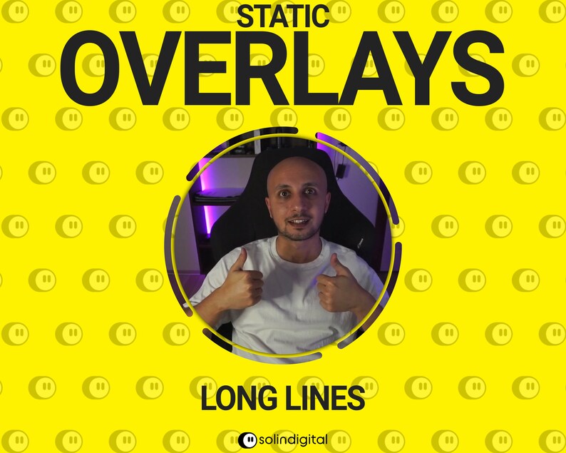 Minimal Border Mask Overlays, Camera Masks and Shadows for Streaming ...