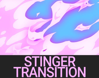 Fire Stinger Transition, Burning Blazing Flame Animated Overlays with Sound for Twitch, YouTube, Facebook and Kick Streamers & VTubers