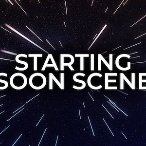 Space Travel Stream Start-Bald-Bildschirm, Start-Kurz-animierte Szenen, Twitch-Overlays für Streamer, Stream-Grafik-Design