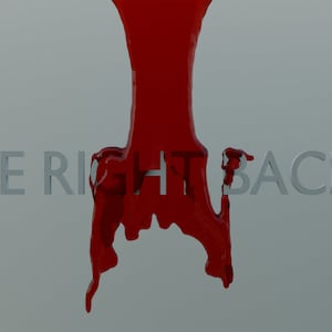 Blood Be Right Back Screen, BRB Animated Scene, Spooky Horror Halloween Twitch Overlays for Streamers, Lightweight Stream Design, White