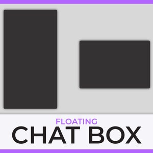 Twitch Minimal Chat Box, Superpositions de flux évolutives, mixtes et assorties pour OBS, semi-transparentes, avec ombre