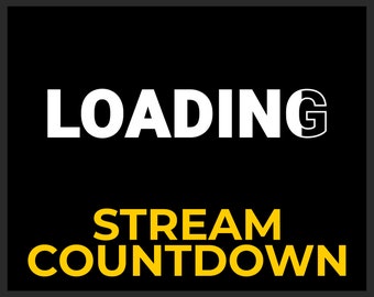 Stream Countdown, Stream Start Timer, 5 Minuten, Laden