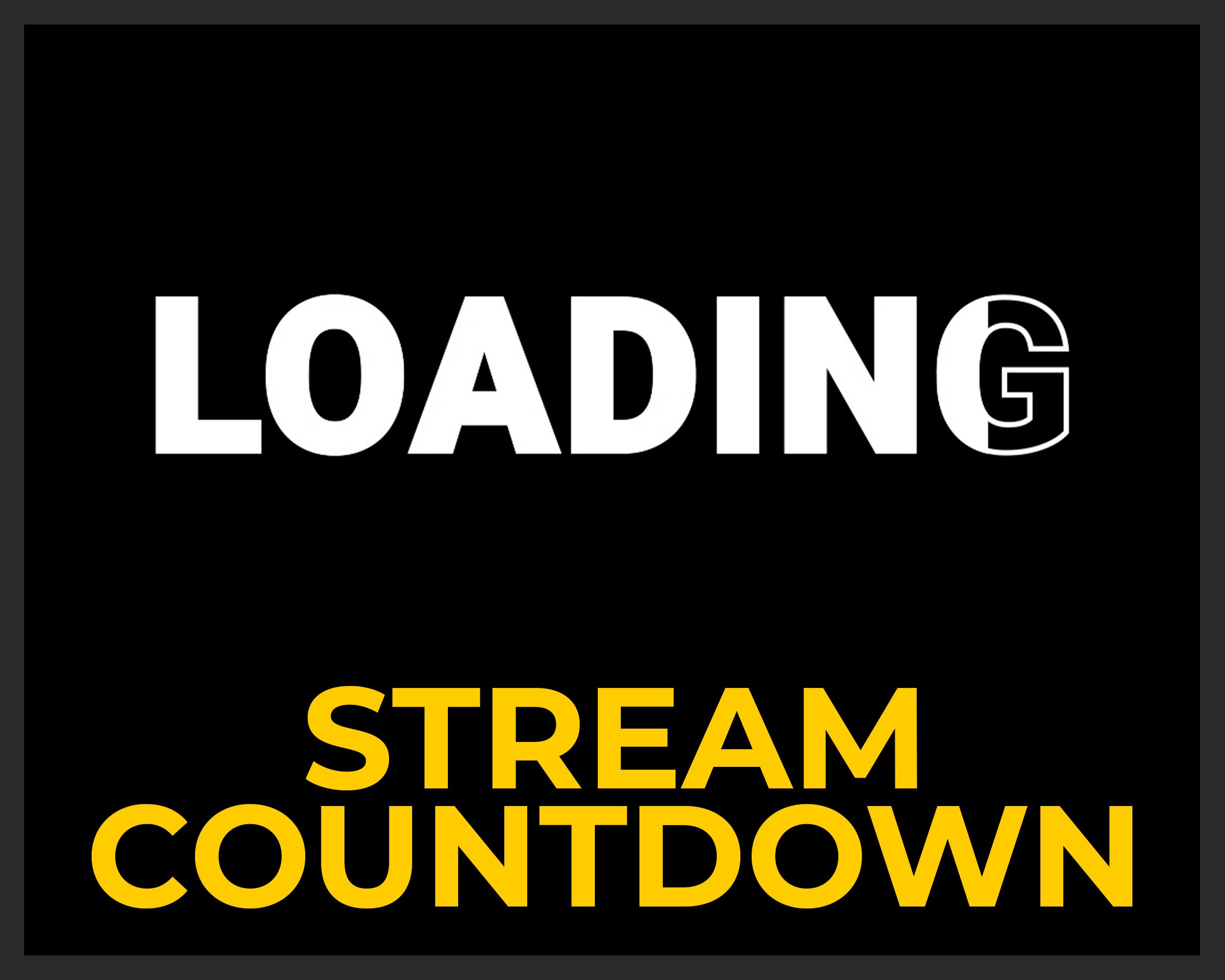 Stream Countdown Stream Starting Timer 5 Minutes Loading - Etsy