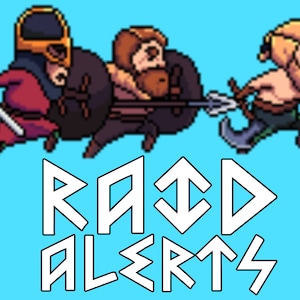 Viking Raid Alerts for Twitch Streamers, Norse Warrior Ragnar Valhalla Stream Overlay, Animated for Twitch YouTube Facebook & Kick
