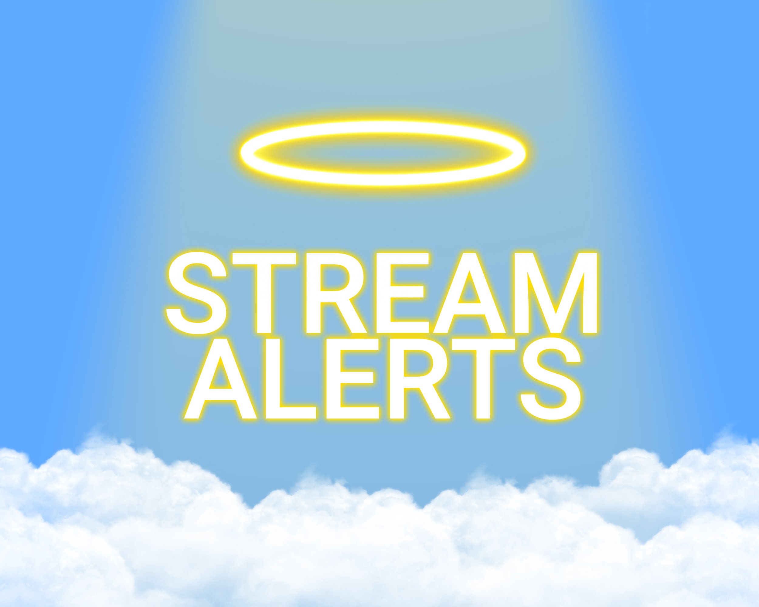 Angelic Alerts for Twitch Streams, Cute Heavenly Holy Animated Alert ...
