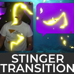 Lightning Stinger Transition, Animated Twitch Overlays, Twitch ...