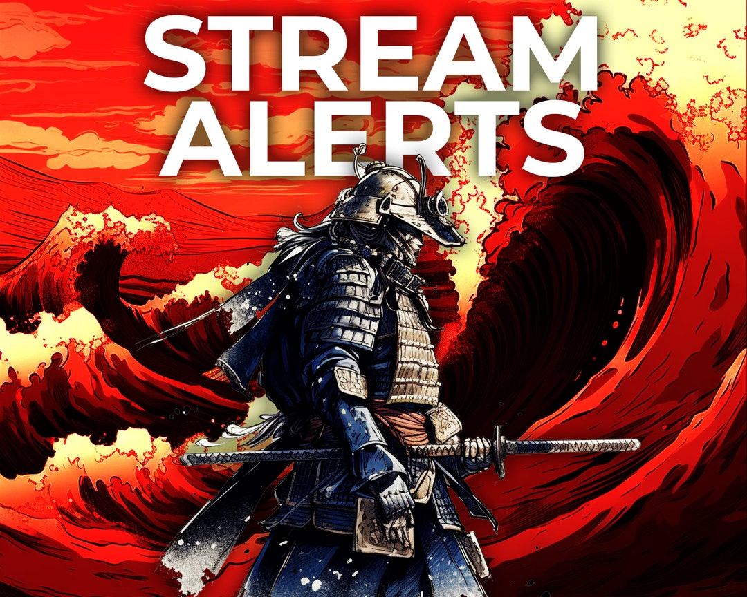 Blood Ronin Pixel Alerts for Twitch Streams, Samurai Warrior Animated ...
