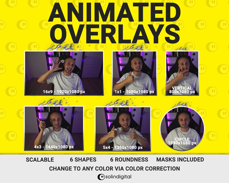 Burning Animated Twitch Overlays, Fire Camera Layout for Streaming ...