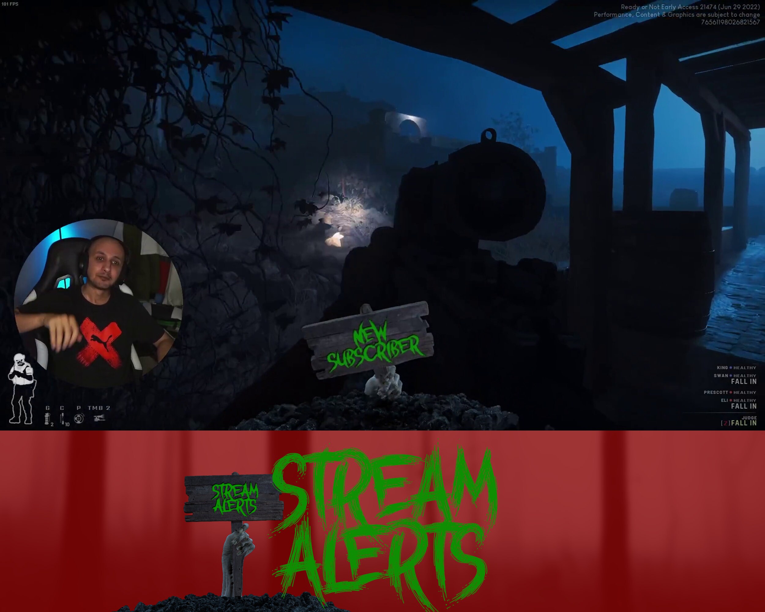 Zombie Alerts for Twitch Streams Spooky Horror Halloween Etsy