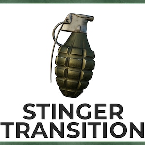 MK2 Grenade Stinger Transition, Animated Twitch Overlays, Twitch Transitions with Sound for Streamers, Frag Grenade, CS GO