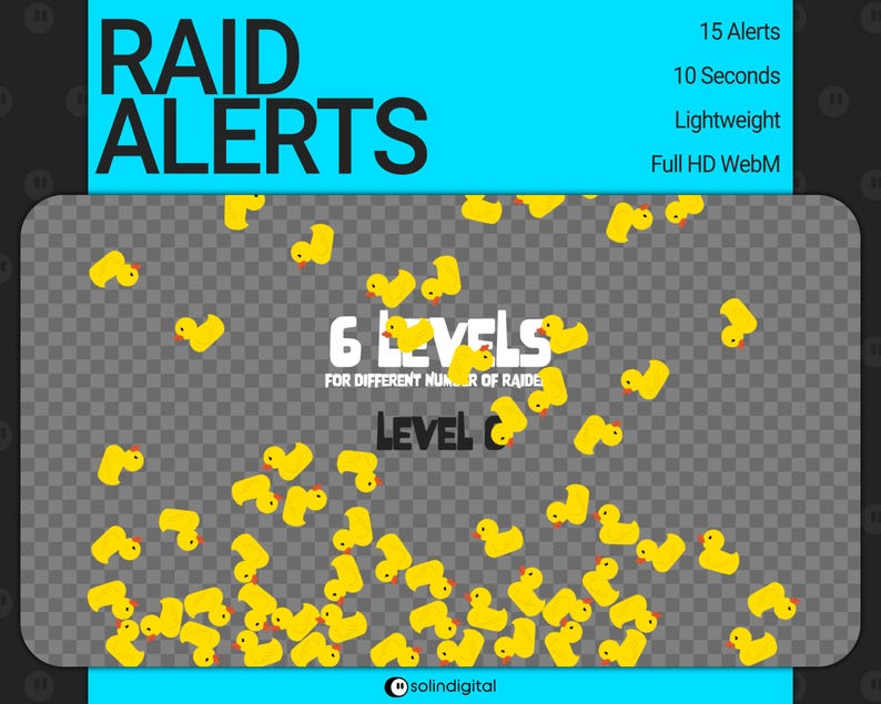 Rubber Ducks Raid Alerts, Cute Chibi Host Kawaii Bird Funny Animal ...