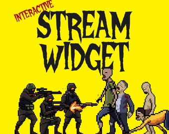 Zombie Invasion Stream Widget for Twitch, YouTube & Kick | Interactive StreamElements Zombie Defense Overlay