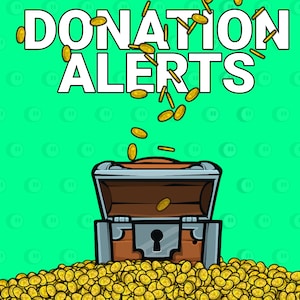 Schatztruhe Alarm, Münze Gold Silber Kupfer Schatzkiste Sound Overlay für Twitch, YouTube und Facebook Tipps, Streamer & VTubers,