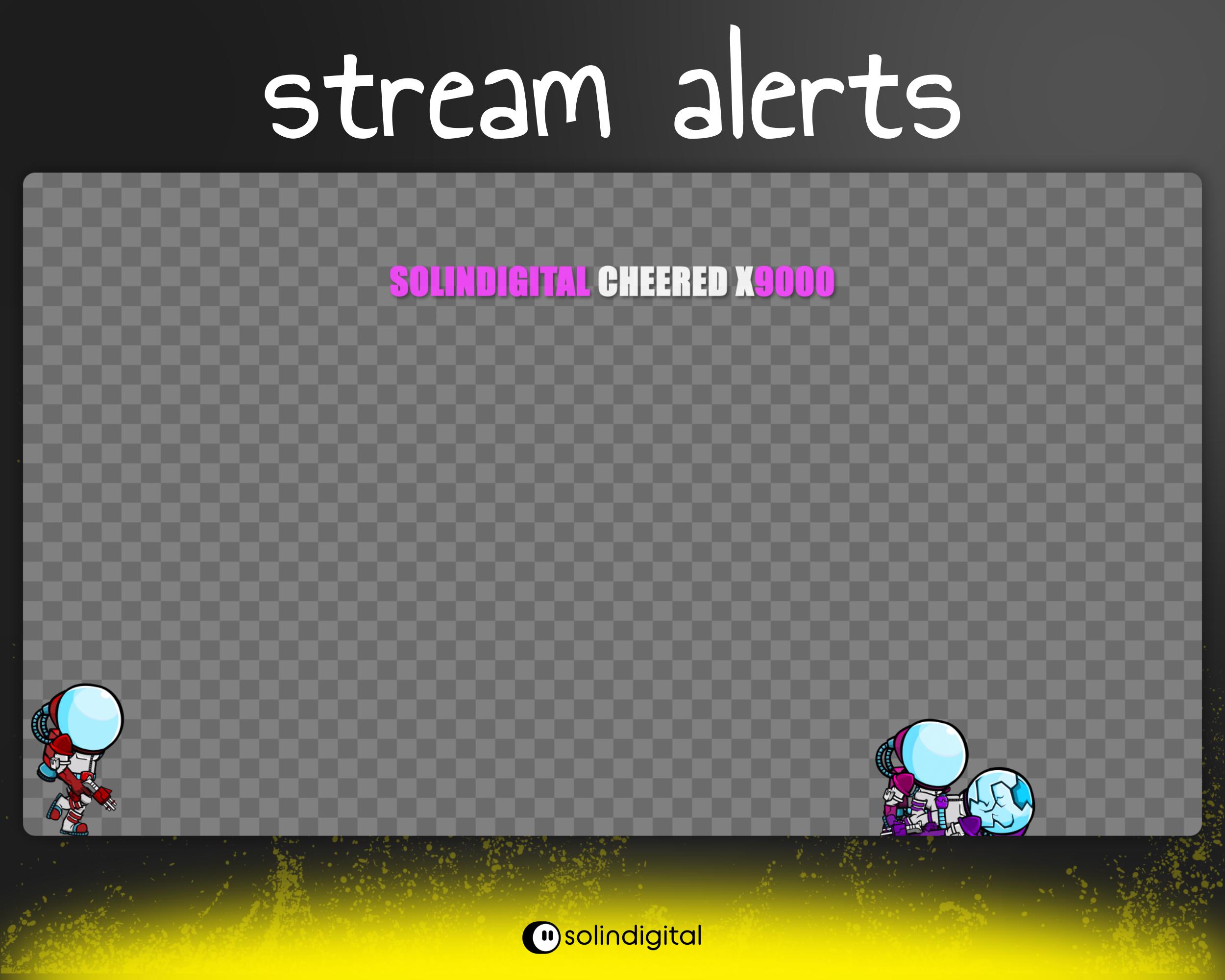 Raiders Stream Alerts | Sci-fi Fire Shield Loot Fight Animation ...
