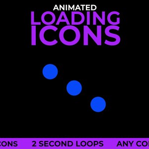 Animated Loading Icons, Loading Overlays for Twitch, Youtube, Facebook ...