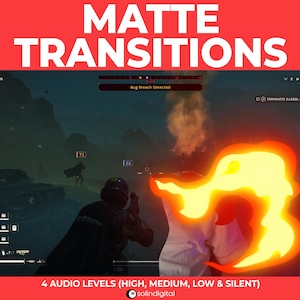 May include: A video game screen capture showing a character in a dark environment with a bright orange and yellow flame effect. The text "Bug Breach Detected" and "TERMINATE ILLEGAL BROADCAST" are visible on the screen. The text "4 AUDIO LEVELS (HIGH, MEDIUM, LOW & SILENT)" is visible at the bottom of the image.
