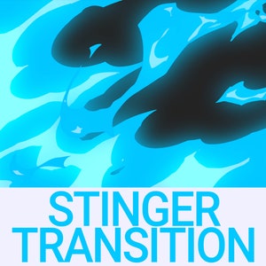 Fire Stinger Transition, Burning Blazing Flame Animated Overlays with Sound for Twitch, YouTube, Facebook and Kick Streamers & VTubers