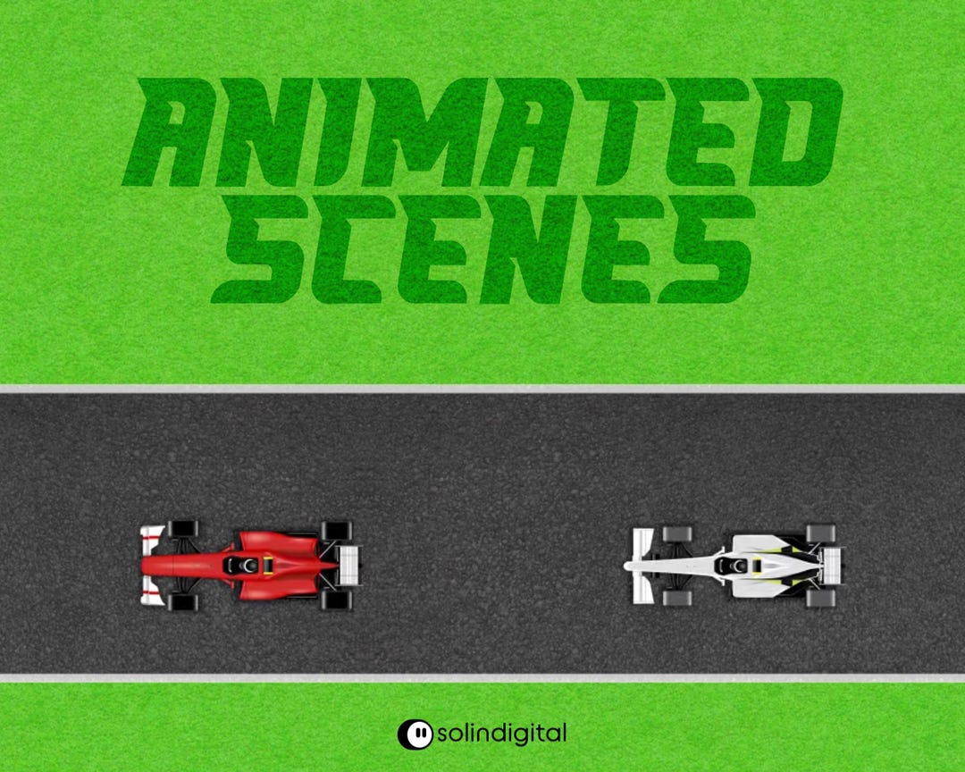 Formula Animated Stream Scenes | Top-down Race Car Loop | Starting Soon ...