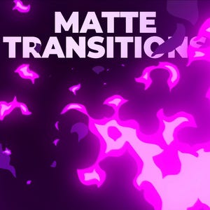 Fire Matte Transitions, Animated Overlays with Sound for Streamers & VTubers, Flame Burn Blaze Fiery Stinger Scene Change Twitch Asset