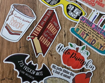 Vinyl sticker set - waterproof 10 pcs