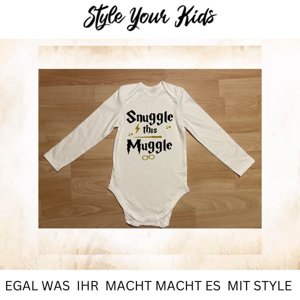 Baby Body Harry Potter inspiriert Snuggle this Muggle|Baby Harry Potter|Body Harry Potter|Onesie Harry Potter|Strampler Harry Potter|